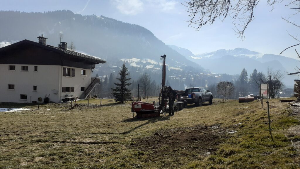 Étude de sol à Megève - Alpina Géotechnique