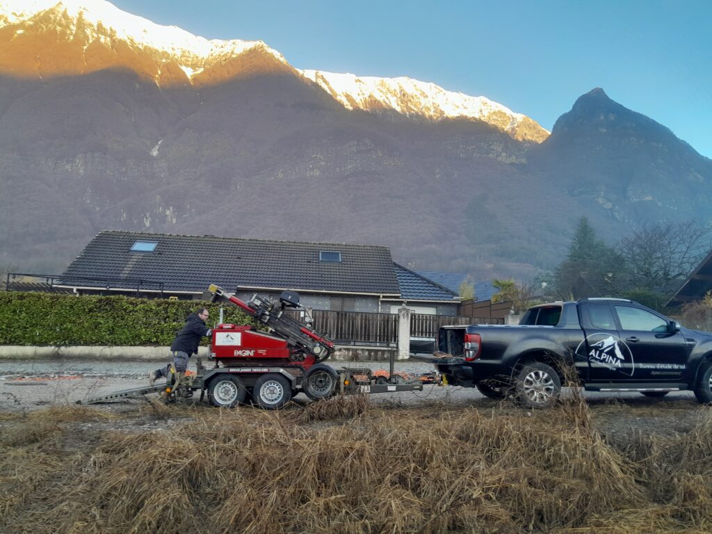 Étude de sol en Savoie